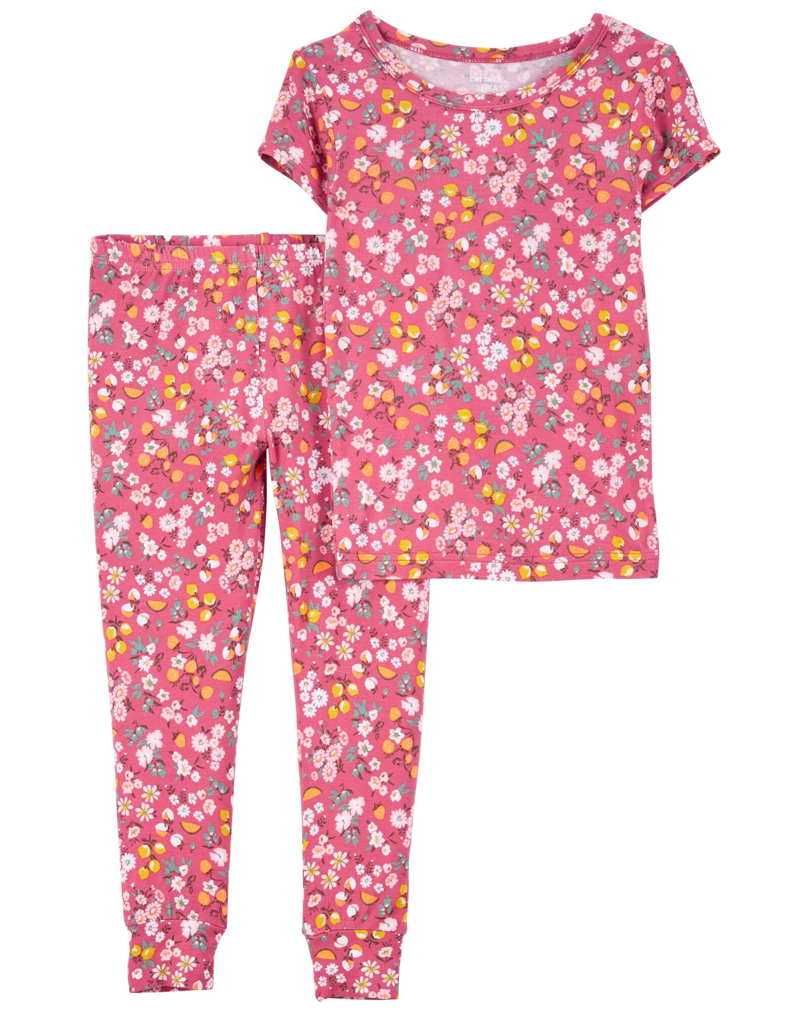 Pijama dos piezas diseño floral línea purelysoft Sin color
