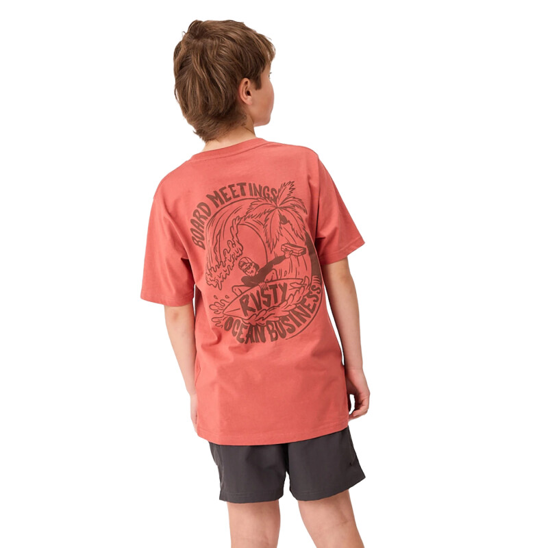 Remera Rusty de niño Brio - Terracota Remera Rusty de niño Brio - Terracota