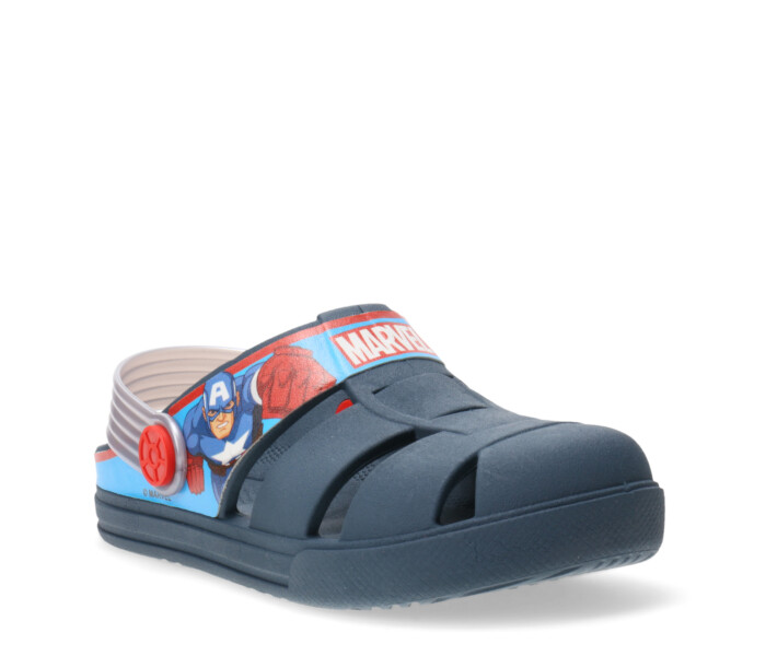 Sandalia Revolution Capitan America Kids Azul/Plata