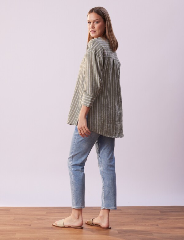 Blusa Lineas VERDE/MULTI