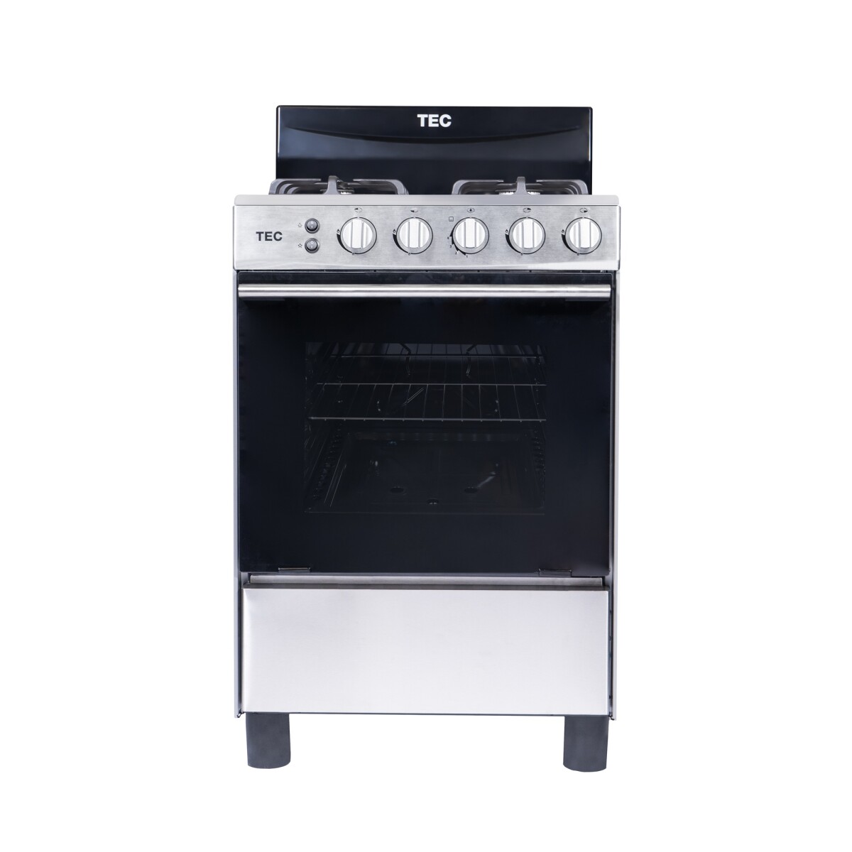 ESTUFA AL PISO TEC, 24", 4 HORNILLAS, A GAS 