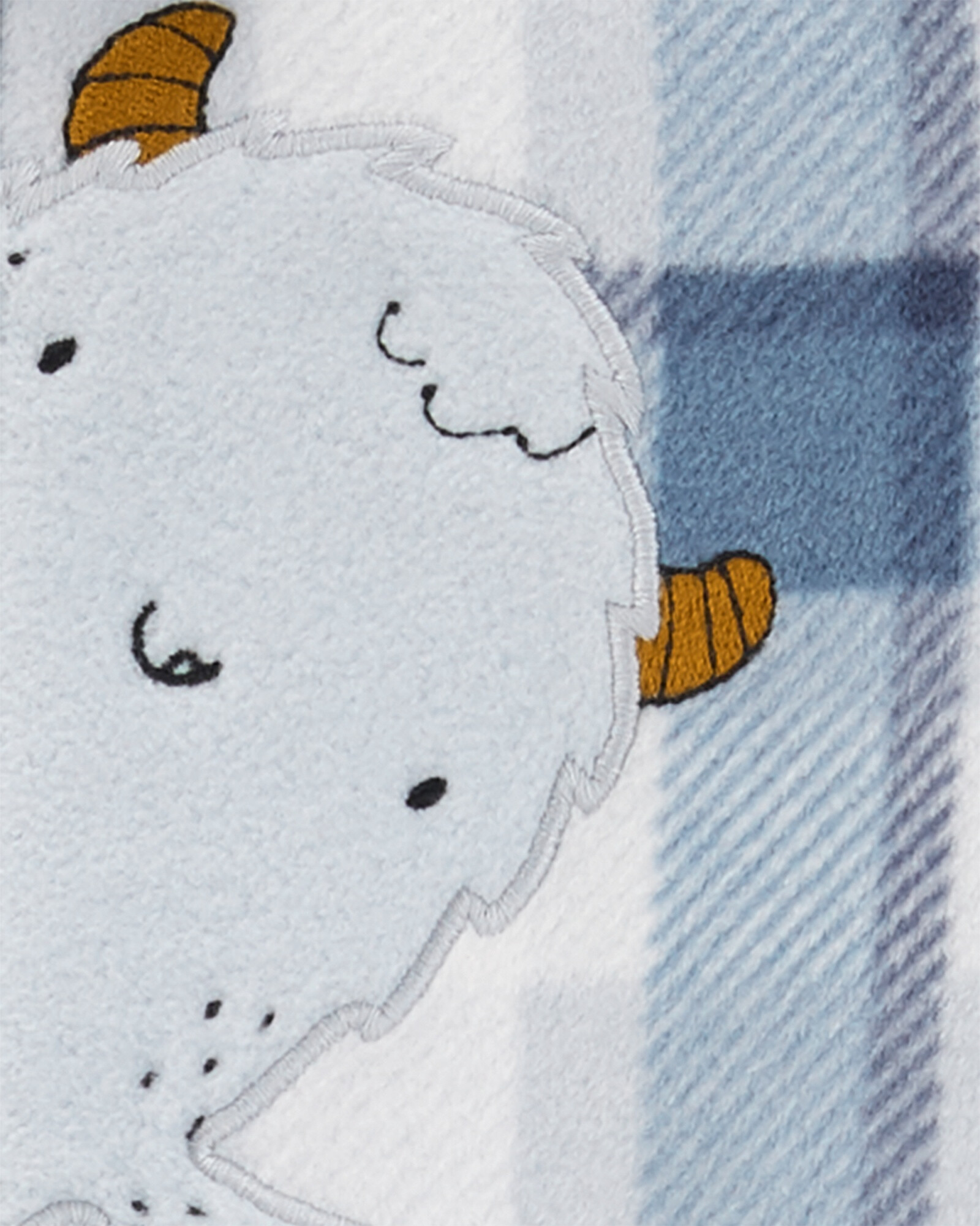 Pijama una pieza de micropolar, con pie, estampa monstruo Pijama una pieza de micropolar, con pie, estampa monstruo