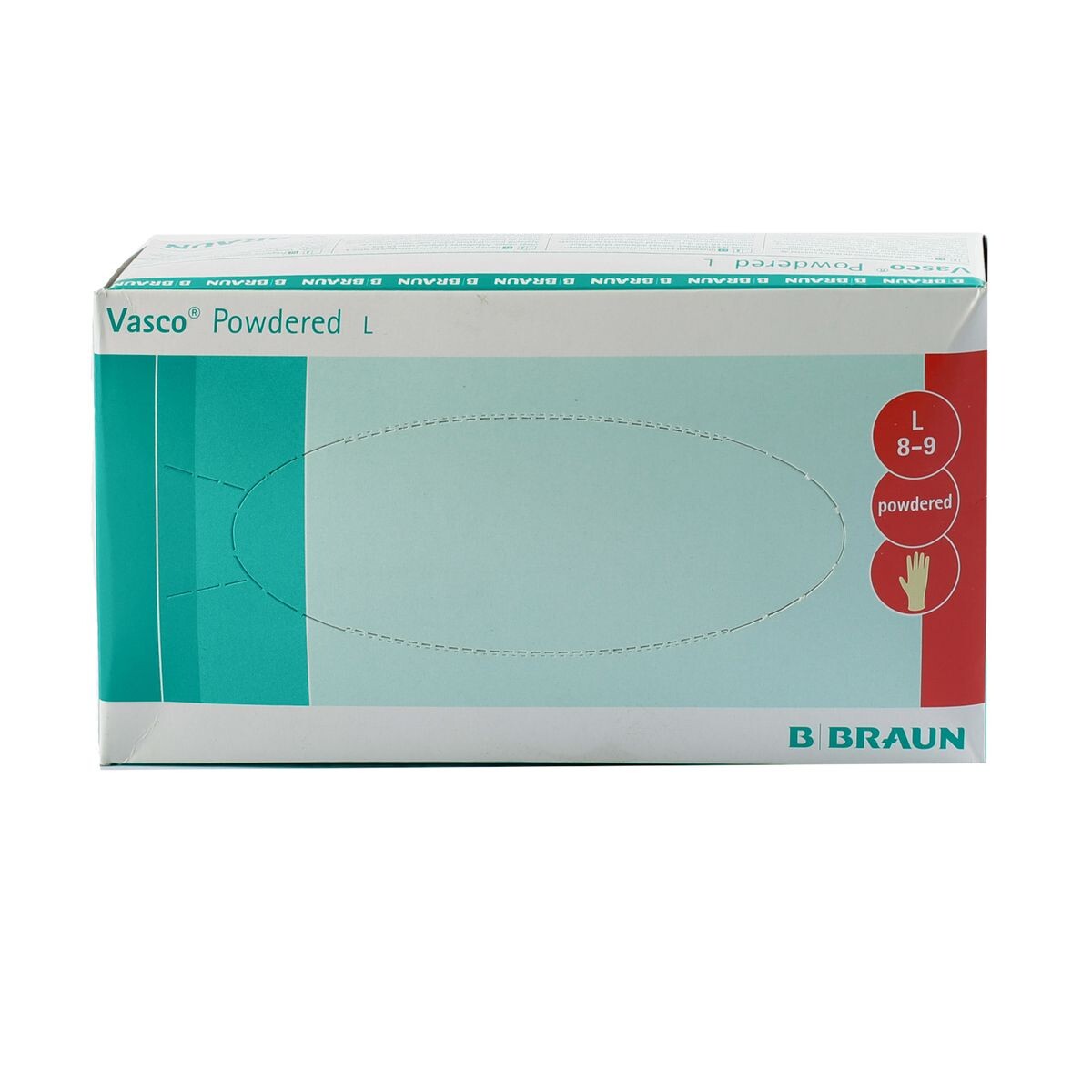 GUANTE DE EXAM. L 8-9 BRAUN CJ X 100 UN. 