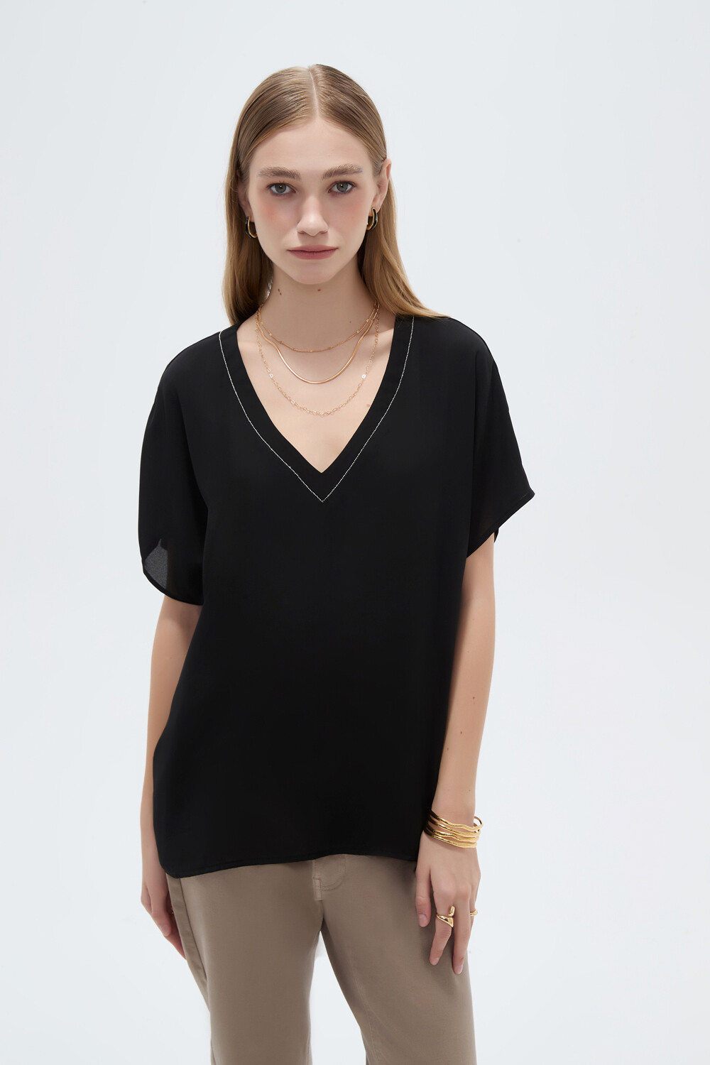 Blusa Poliaz Negro