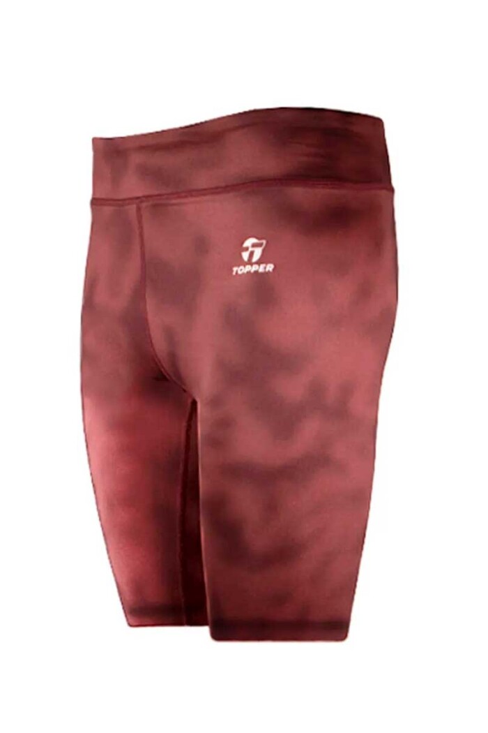 CALZA MUJER TOPPER BIKER Marron
