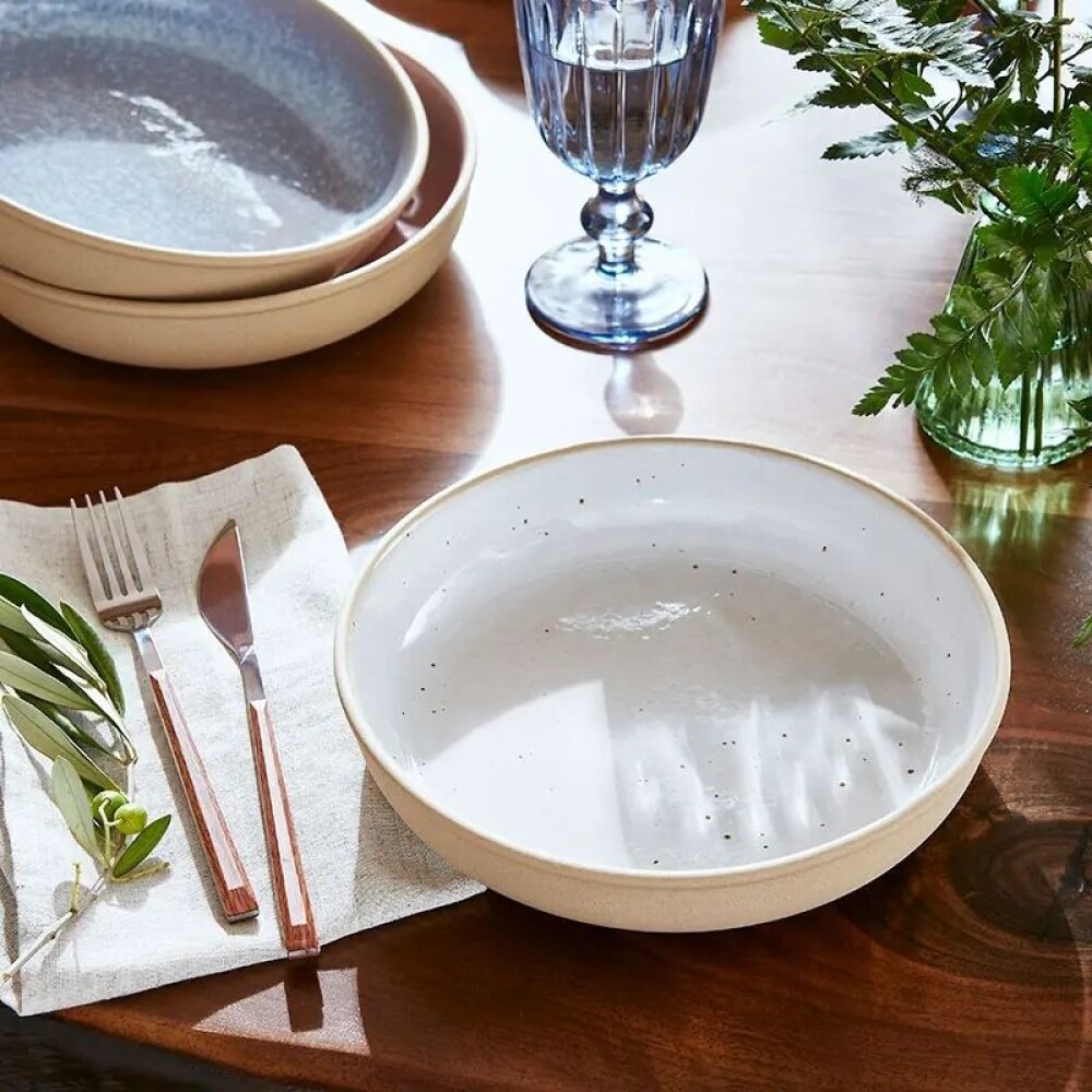 PORTMEIRION MINERALS BOWL BAJO 22CM MOONSTONE SET X 4 PORTMEIRION MINERALS BOWL BAJO 22CM MOONSTONE SET X 4