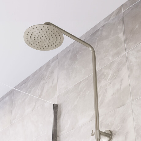 GRIFERIA BARRAL DUCHA EXTERIOR EN BRUSHED NICKEL - SERIE SALEMI GRIS-BRUSHED NICKEL