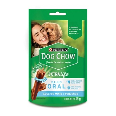 DOG CHOW SALUD ORAL ADULTO PEQ-MIN 45 g Unica