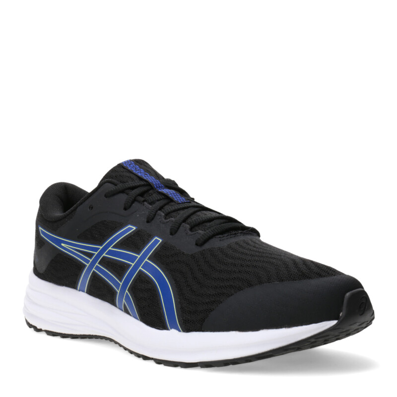 Championes de Hombre Asics Patriot 12 Negro - Azul