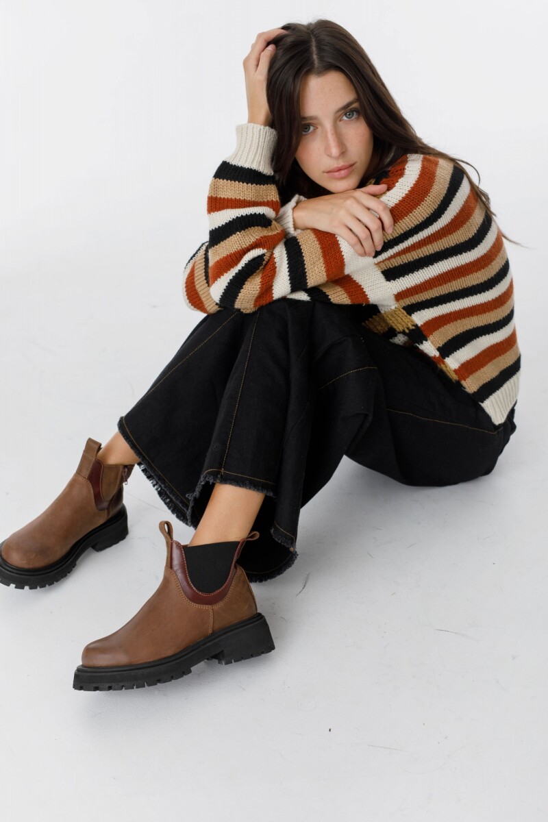 Bota Bosquera - Marron/Bordeaux 