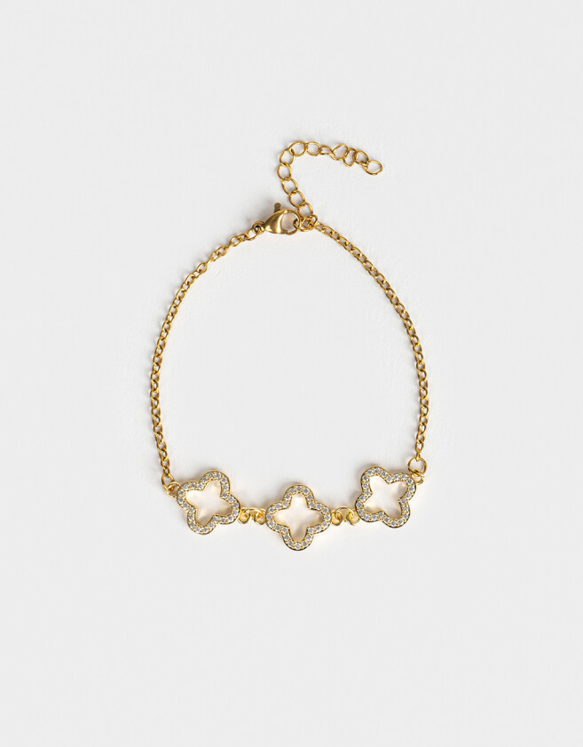 Pulseras Flexibles Acero quirúrgico Pulsera Flexible De Acero Quirúrgico - Dorado