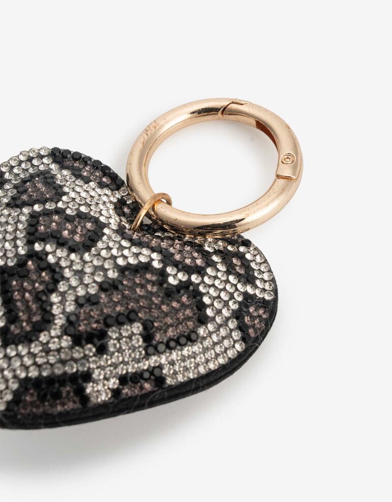 Llavero Strass Llavero Corazon Strass. - Combinacion Bicolor