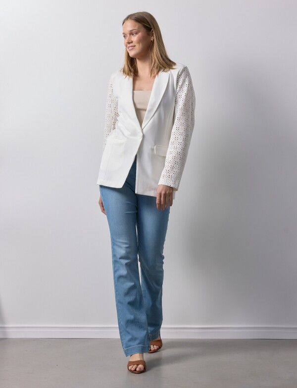 Blazer Manga Calada CRUDO