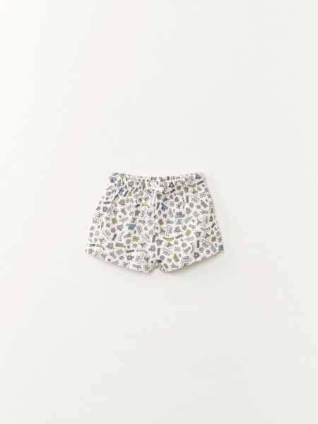 Short Marvel Gris Claro Melange