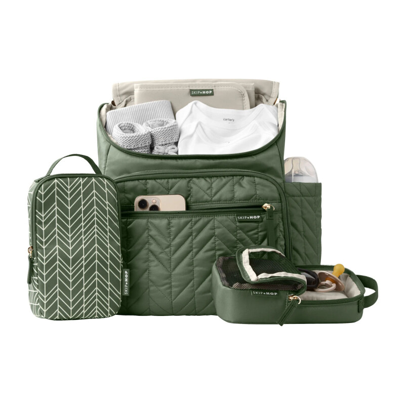 Mochila Bolso Maternal Oliva Skip Hop Mochila Bolso Maternal Oliva Skip Hop