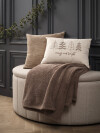 Manta throw HASSELURT pelo 130x170 arena osc Manta throw HASSELURT pelo 130x170 arena osc
