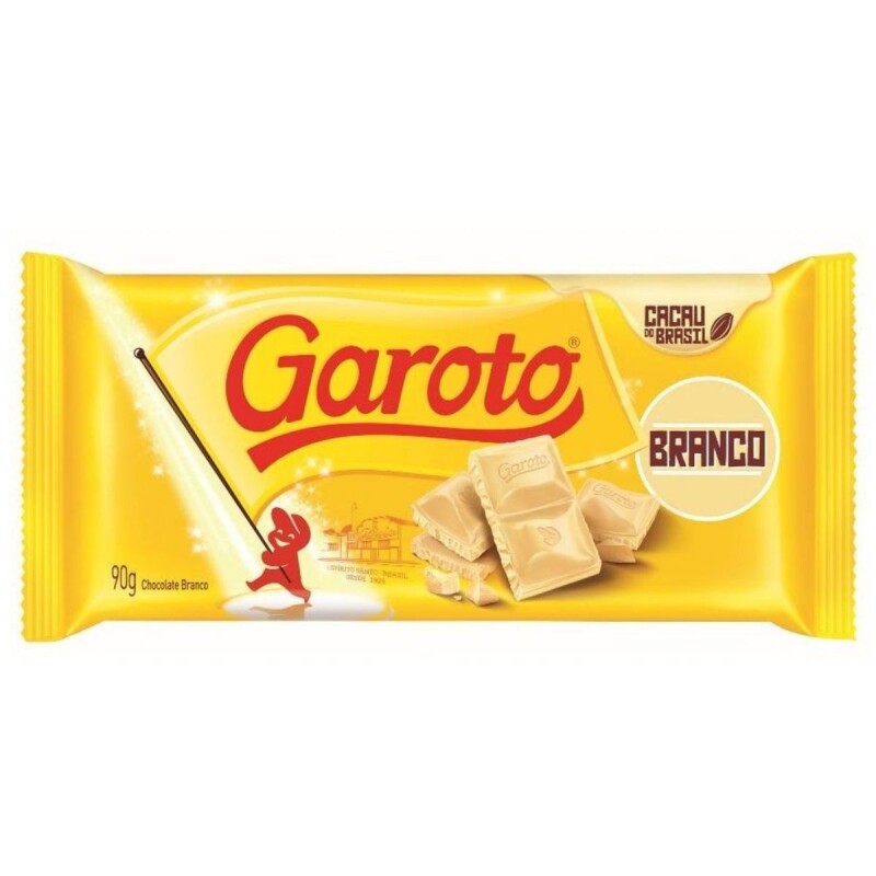 Chocolate Garoto Tabletas Jumbo Blanco 90 GR