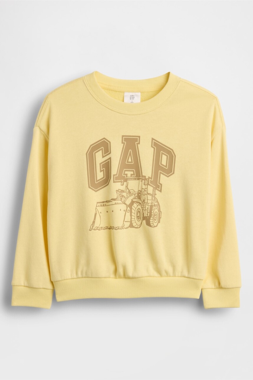 Buzo Deportivo Logo Gap Sin Felpa Toddler Niño Spring Yellow