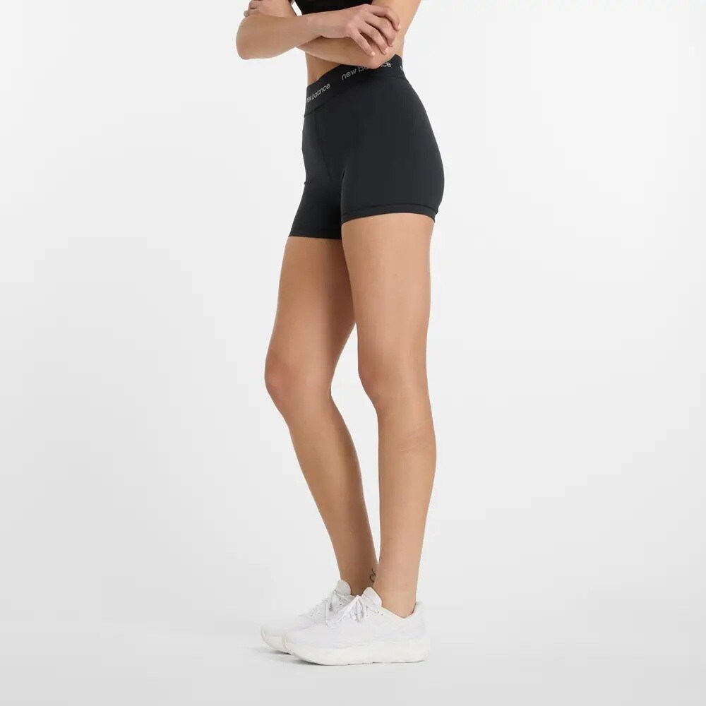 Nb Sleek High Rise Sport Short 3 - Mujer Black