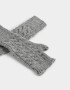 Guantes Varios Clasico Guantes Tejidos - Gris Melange