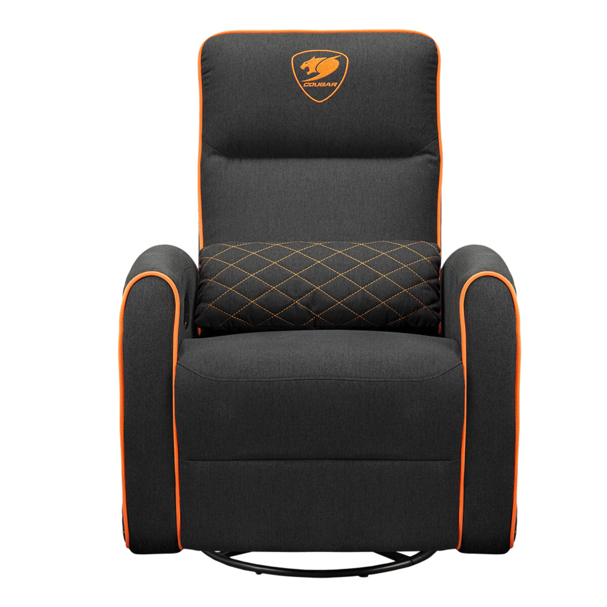 Sillón Sofa Gamer Cougar Fidom Reclinable Giratorio - SOFA COUGAR FIDOM BLACK 