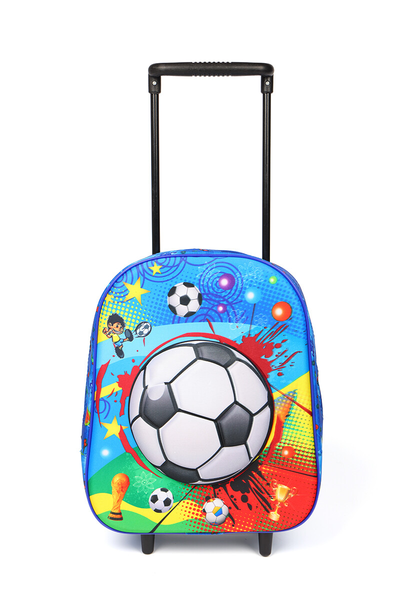 Mochila infantil con ruedas Fútbol