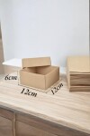 Pack x 20 unid - caja 04 eco 12x12x6 cm. REVERSIBLE BLANCO MADERA