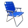Reposera plegable portátil Descansar 80003 color azul Reposera Plegable Portátil Descansar 80003 Color Azul