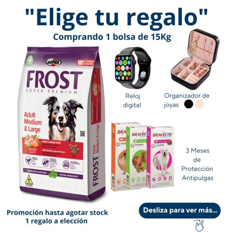 FROST ADULTO MEDIANO Y GRANDE 15 + 2KG Frost Adulto Mediano Y Grande 15 + 2kg