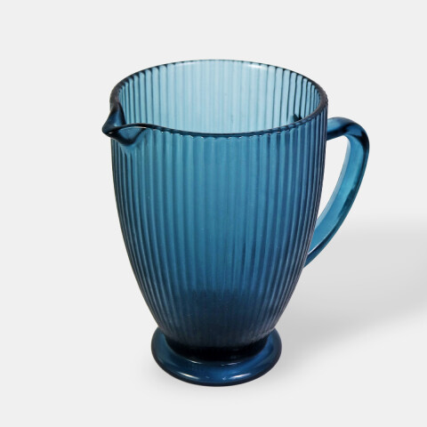 JARRA DE VIDRIO AZUL 1100ML Unica