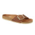 Sandalia Madrid Big Buckle Oiled Leather - Estrecho Marron