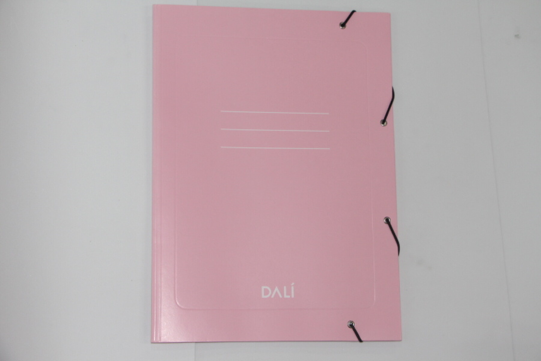 CARPETA DALI CON ELASTICO TAMAÑO OFICIO COLORES PASTELES - COLOR ROSADO 