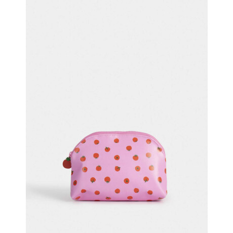 Portacosméticos Rayado Rosa Viejo