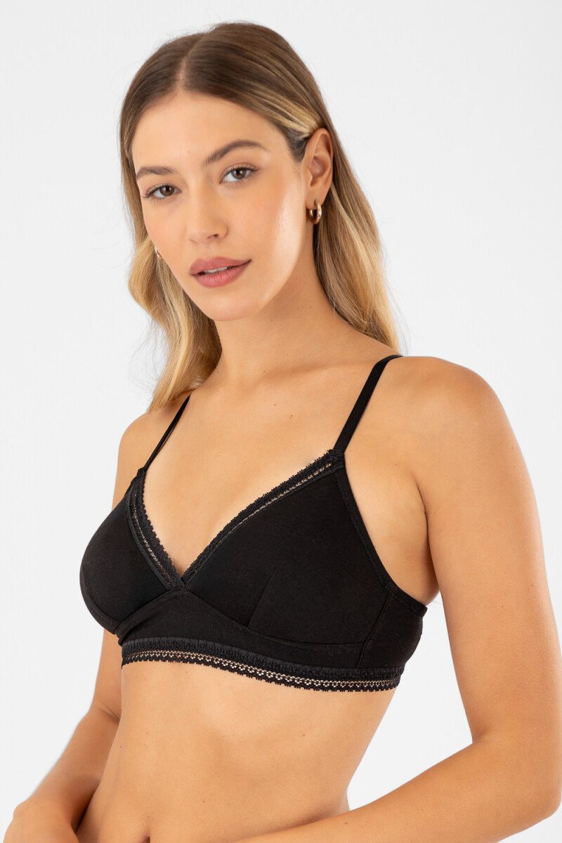 Bralet brume Negro