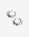 Aros Argollas Metal Argollas De Acero - Plateado