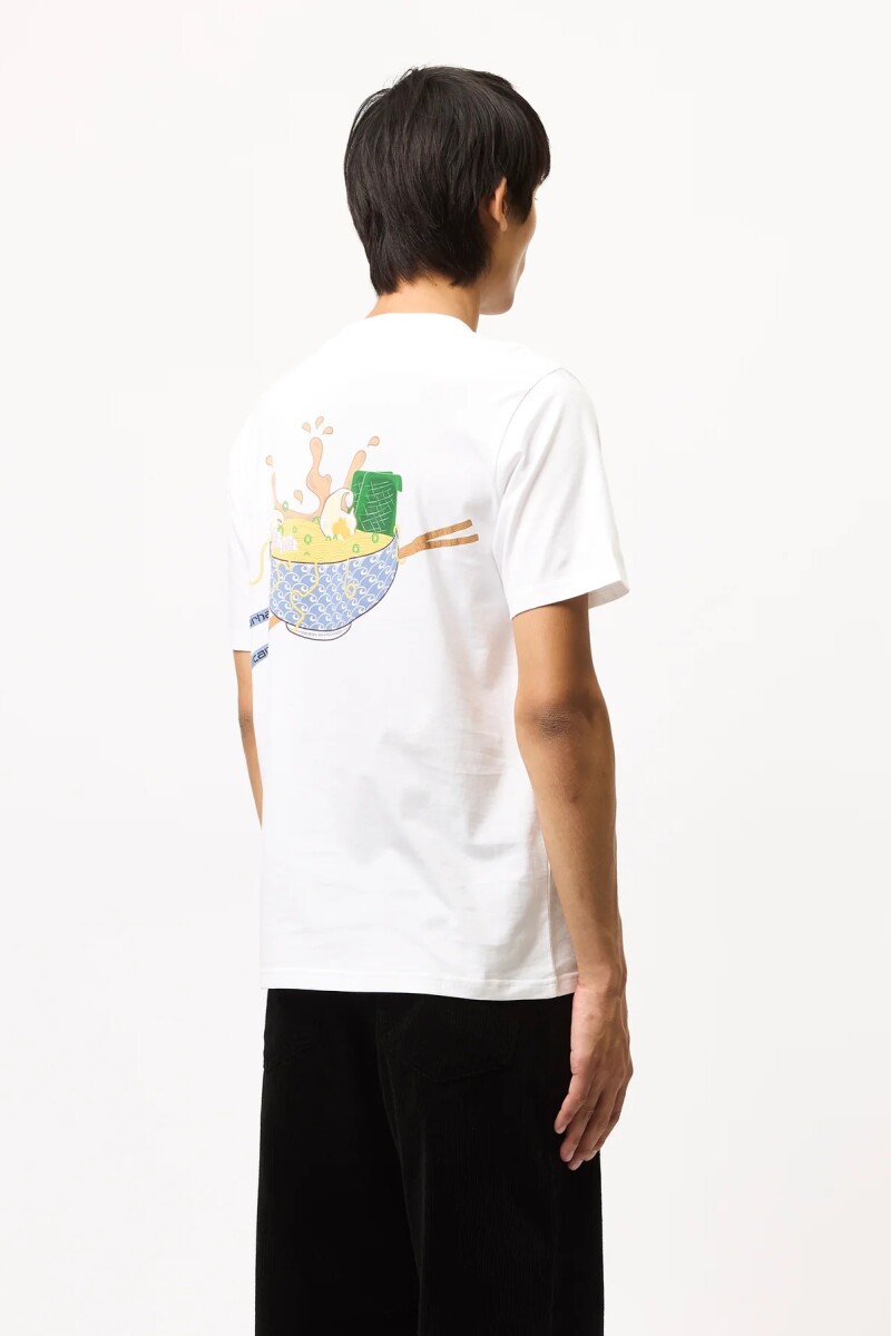 S/S NOODLE SOUP T-SHIRT Blanco