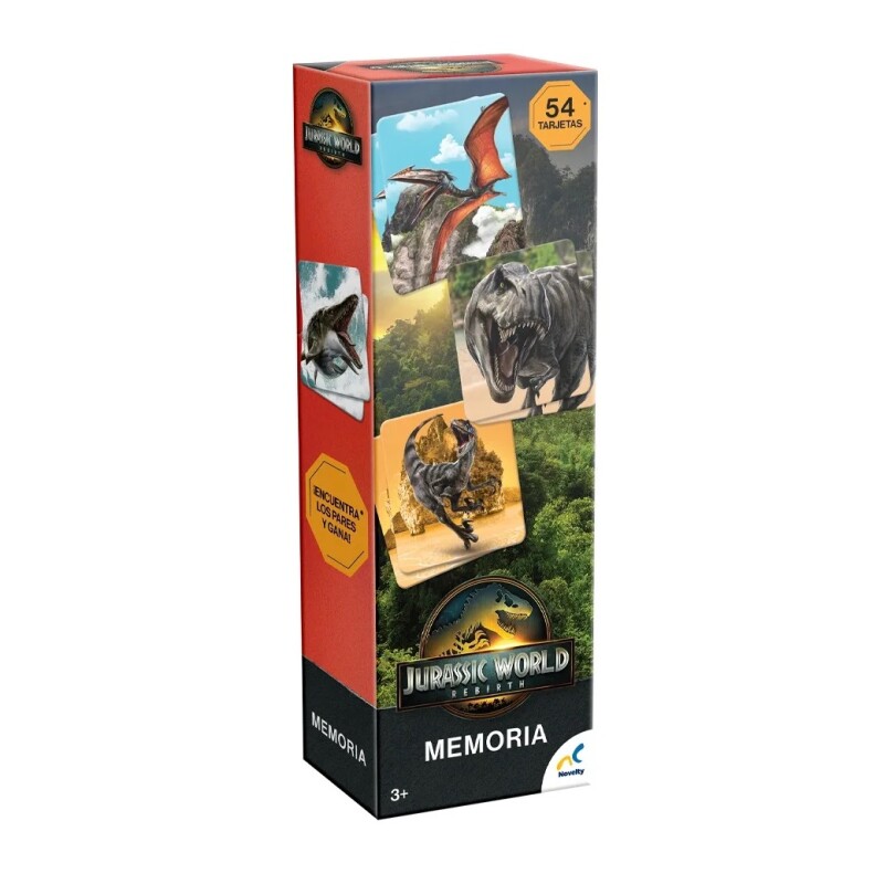 Juego de Memoria en Torre Jurassic World MEMORIA EN TORRE JURASSIC WORLD 4 JCA-4757F