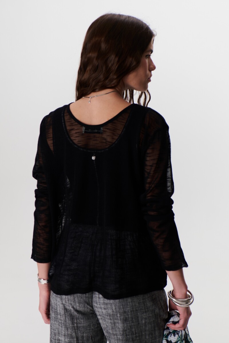 SWEATER LINO NEGRO