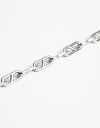 Pulseras Flexibles Metal Pulsera Para Hombres De Acero Cadena Gruesa - Plateado