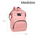 Bolso Mochila de Pañales Salmon