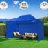 Gazebo Plegable con Paredes 3x4,5 Para Playa o Jardín Autoarmable Color Azul Gazebo Plegable con Paredes 3x4,5 Para Playa o Jardín Autoarmable Color Azul