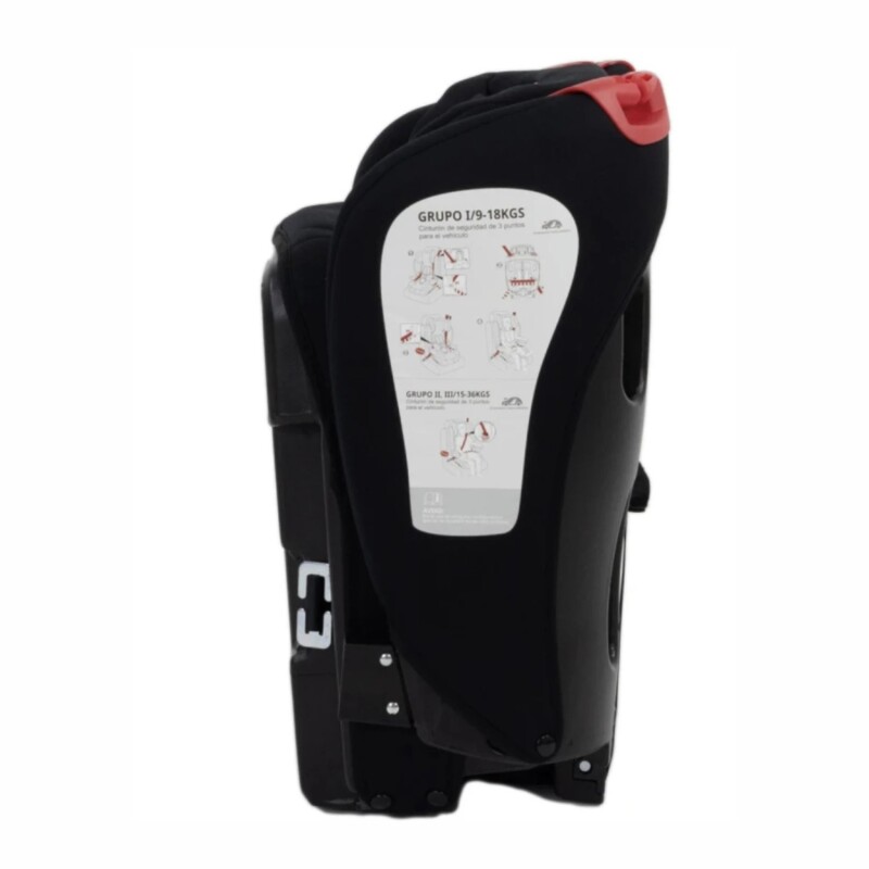 Silla butaca para auto Bebesit Smart plegable con posavaso hasta 36kg Gris