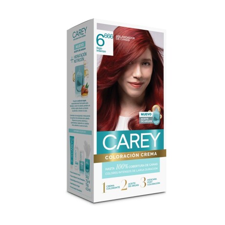 TINTA CAREY KIT ROJO INTENSO Nº 6666 TINTA CAREY KIT ROJO INTENSO Nº 6666