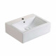 BACHA RECTANGULAR DE APOYO BLANCO 52X43X15.5 SQUAREL 000