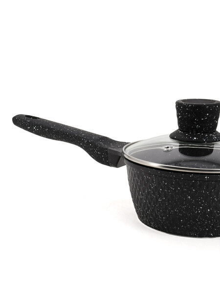 OLLA CON TAPA LINEA AVANOS NEGRO (V)