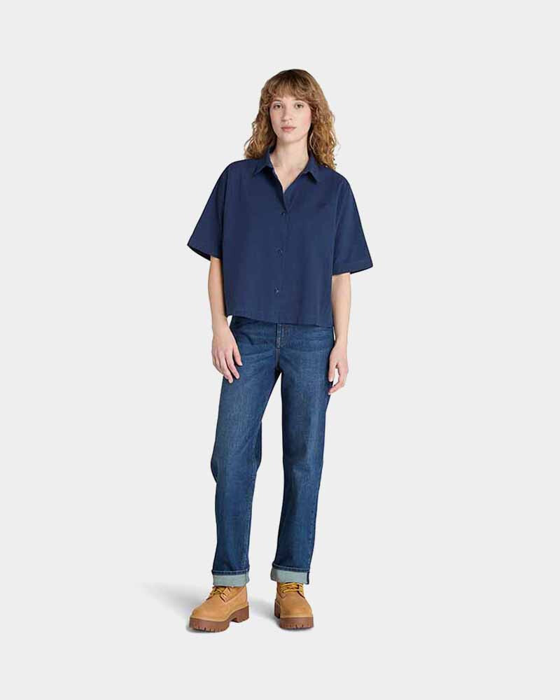Jean Straight Mujer Slate Blue
