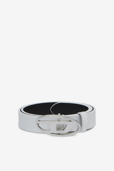 CINTURON D LOGO B-1DR Blanco