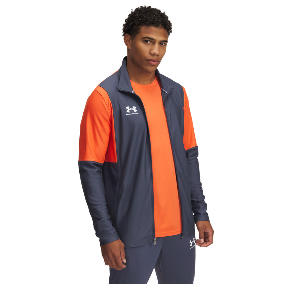 UA M's Ch. Track Jacket-GRY - GRY-044 