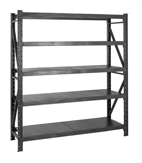 Estanteria Easy Negra 2.0 X 1.5 X 0.60 M (5 Estantes) Estanteria Easy Negra 2.0 X 1.5 X 0.60 M (5 Estantes)