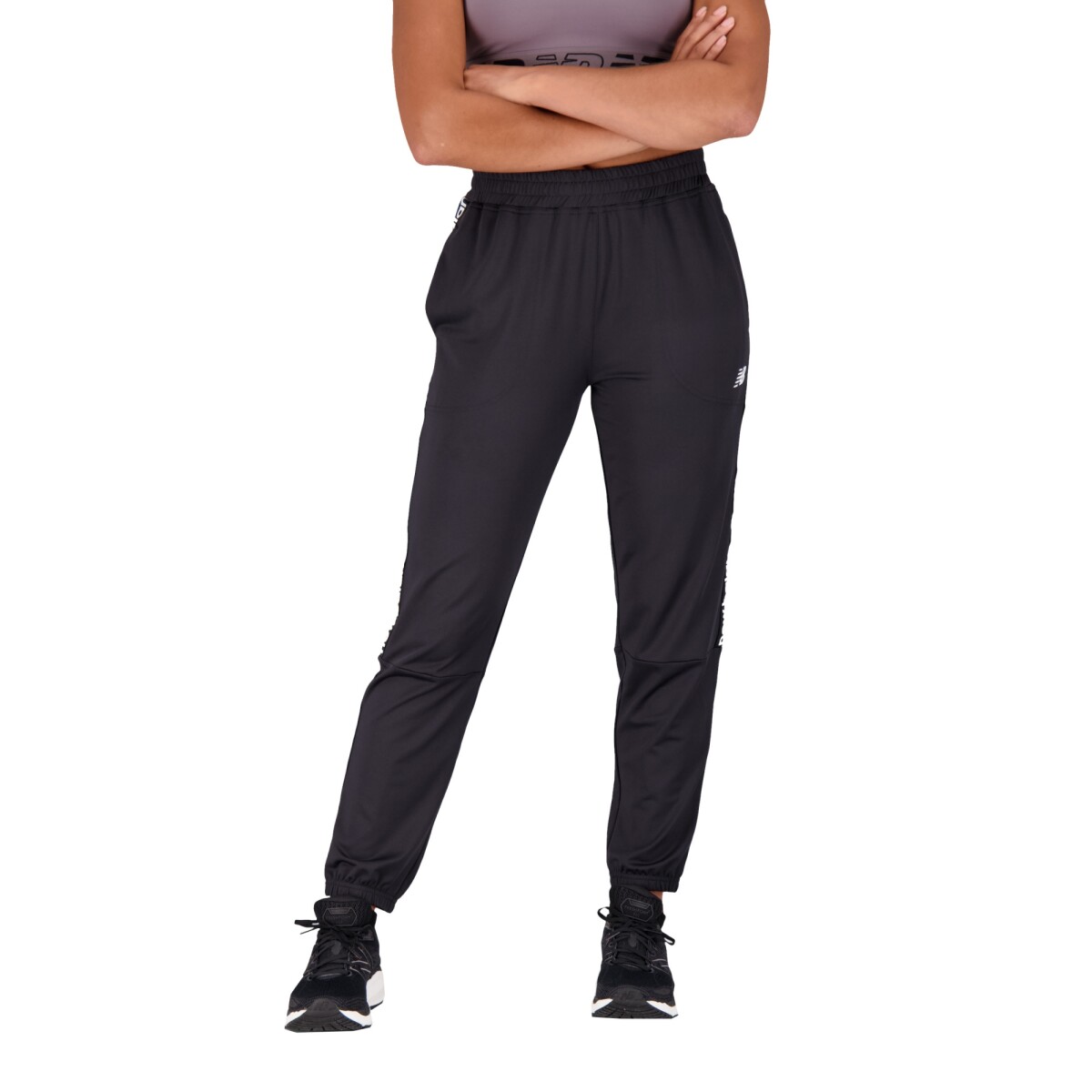 Pantalon New Balance de dama - WP31181BK - BLACK 